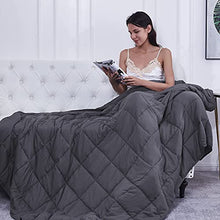 Load image into Gallery viewer, Weighted Blanket (15lbs) Microfiber Material with Glass Beads