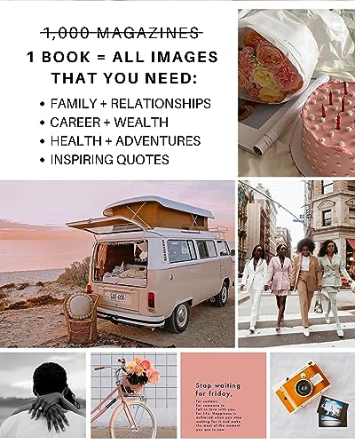 Vision Board Book for Black Women - 800+ Vision Board Supplies: Vision  Board Pictures and Quotes for Vision Board Kit, Magazines for Vision Board  and Collage Book - Visualize and Create Life