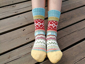 5-Pack Vintage Winter Socks