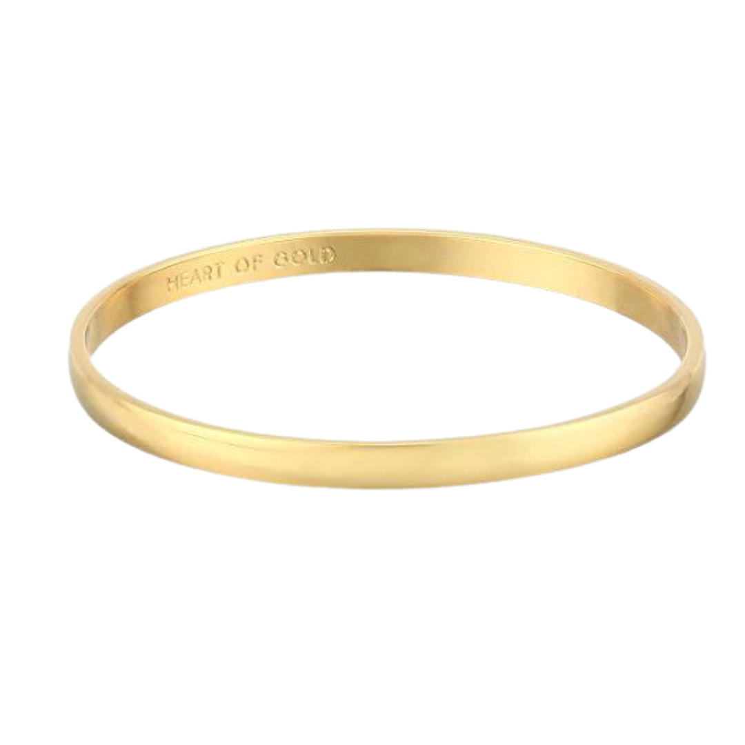 Kate spade bangle heart deals of gold