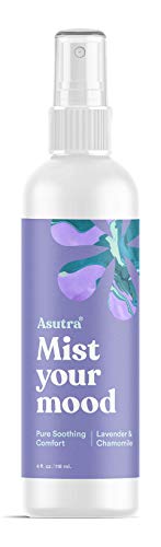 ASUTRA Lavender & Chamomile Essential Oil Blend, Aromatherapy Spray | for Face, Body, Rooms, Linens | Helps Relax Mind & Body to Sleep | Pure Soothing Comfort