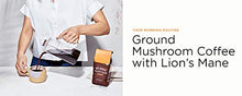 Load image into Gallery viewer, Four Sigmatic Mushroom Ground Coffee, Organic and Fair Trade Coffee with Lions Mane, Chaga, &amp; Mushroom Powder
