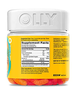 OLLY Hello Happy Gummy Worms. Mood Balance Support. Vitamin D, Saffron.