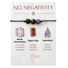Load image into Gallery viewer, Crystal beaded bracelet for removing negativity