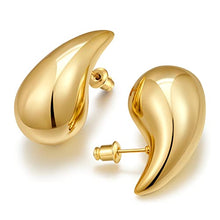 Load image into Gallery viewer, Chunky Gold Drop Earrings