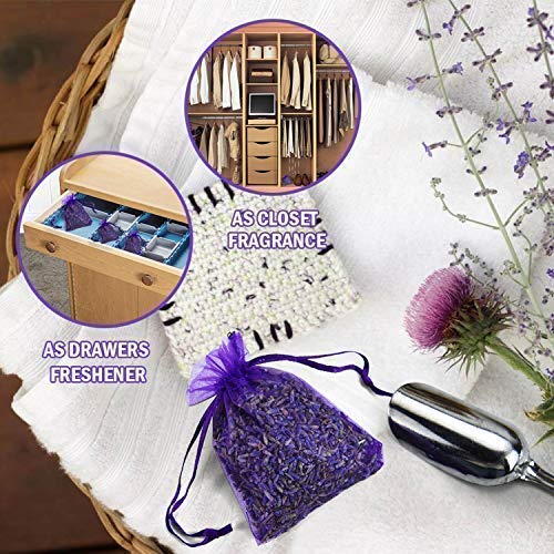 20G/Bag Dried Flowers,100% Natural Dried Flowers Herbs Kit for Soap Making, DIY Candle Making,Bath - Include Rose Petalsand More, Size: 8.03 x 5.28 x