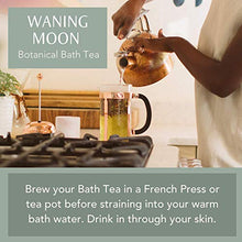 Load image into Gallery viewer, Waning Moon Botanical Bath Tea | Herbal Ayurvedic Bath Soak