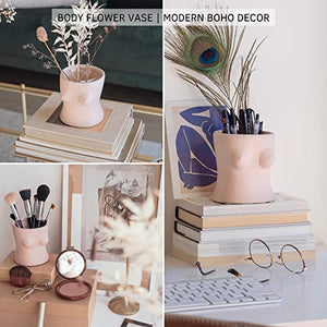 Body Flower Vase | Modern Boho Chic Home Decor (available in 3 colors)