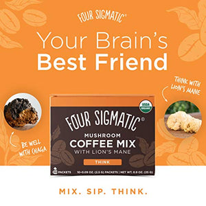 Four Sigmatic Mushroom Coffee with Lion’s Mane & Chaga For Concentration + Focus