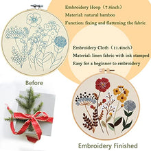 Load image into Gallery viewer, Picoey Flower Embroidery Kit for Beginners