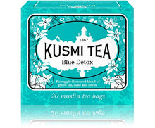 Load image into Gallery viewer, Kusmi Tea - Blue Detox - A Blend of Green Tea, Mate, and Rooibos with Savory Pineapple