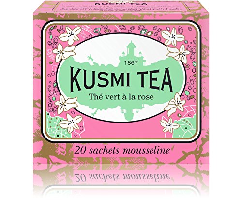 Kusmi Tea | BB Detox | Organic Blend of Green Tea, Mate & Grapefruit -  Flavored Plants | 20 Tea Bags