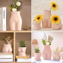 Load image into Gallery viewer, Body Flower Vase | Modern Boho Chic Home Decor (available in 3 colors)