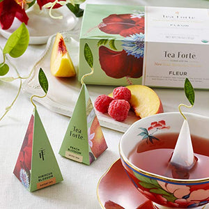 Tea Forte Fleur Organic Tea Assortment | 10 Count (Pack of 1)