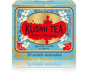 Kusmi Tea - Prince Vladimir - Russian Black Tea Blend with Vanilla, Bergamot & Other Spices
