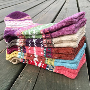 5-Pack Vintage Winter Socks