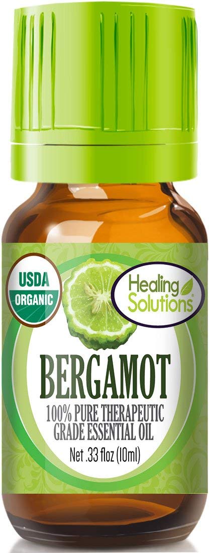Organic Bergamot Essential Oil - 100% Pure Therapeutic Grade - 10ml